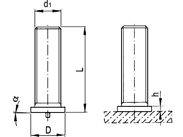 d1 = M5 (závit); D = 6.5 (mm); L = 16,0 (mm); 